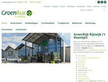 Tablet Screenshot of groenrijkrijswijk.nl
